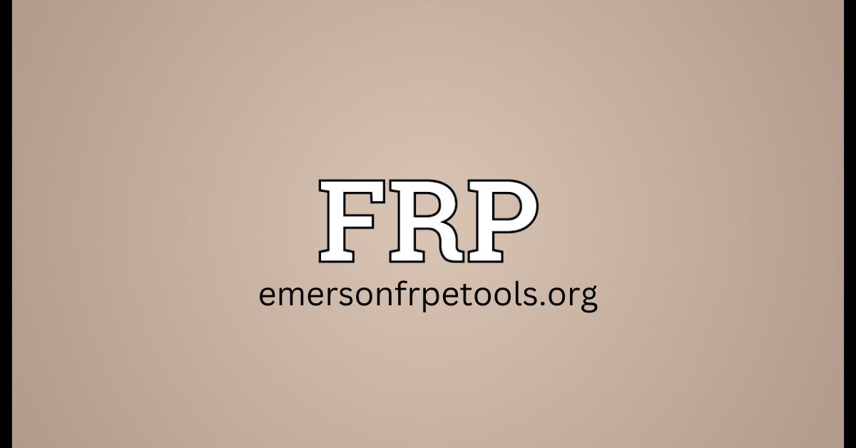 What is the purpose of Emerson FRP e-Tools?